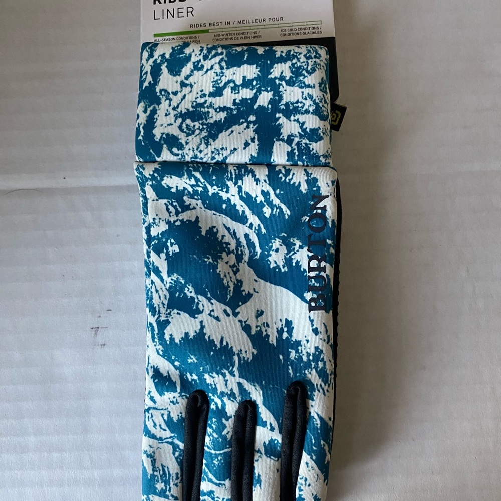 Burton Kids’ Touch N Go Liner Blue Blotto Trees Size Medium New - Picture 4 of 13